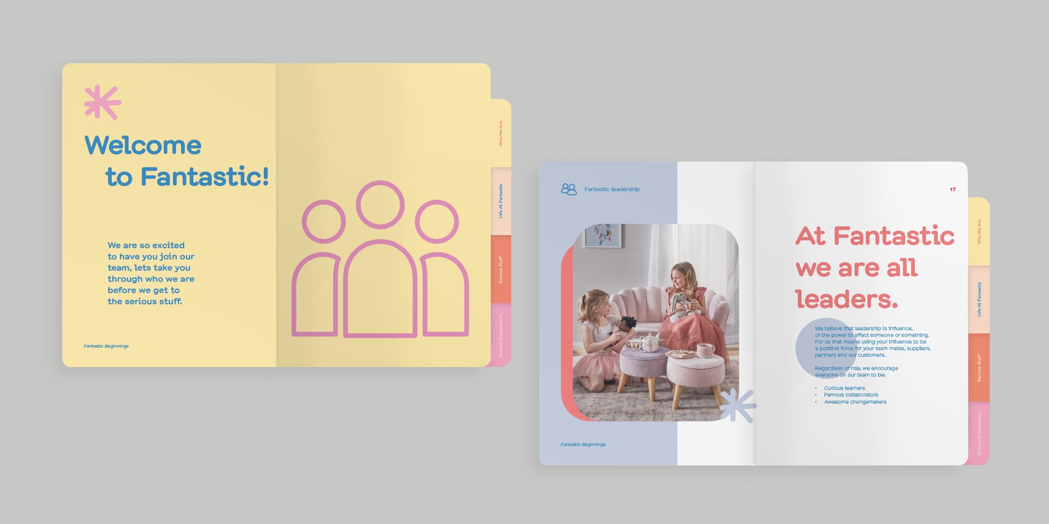 Communication design agency, Percept, create employee handbook for Australian retail company Fantastic Furniture, image D