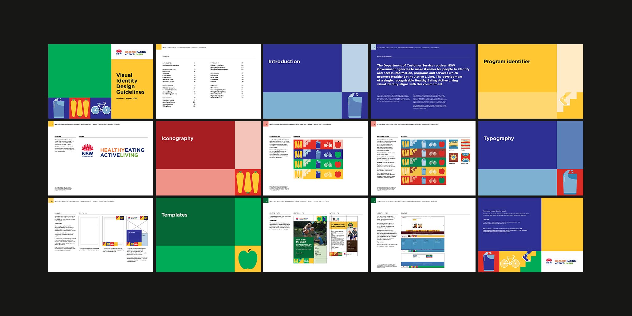 Brand Identity System Design project by Brand Agency, Percept, for NSW Government Health, Sydney, Australia, thumbnail image c